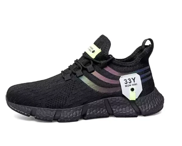 Tênis feminino respirável moda tênis de corrida confortável - Imagem 3
