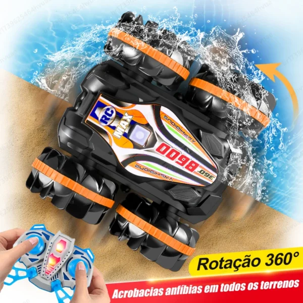 Amphibious Remote Control Stunt Car - Imagem 2