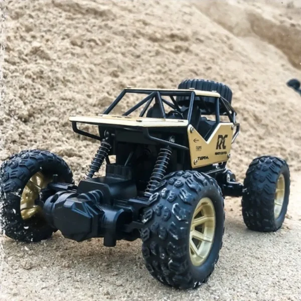 Carro de controle remoto, carrinho elétrico de corrida rápida caminhões de rock 1:18 RC Crawler