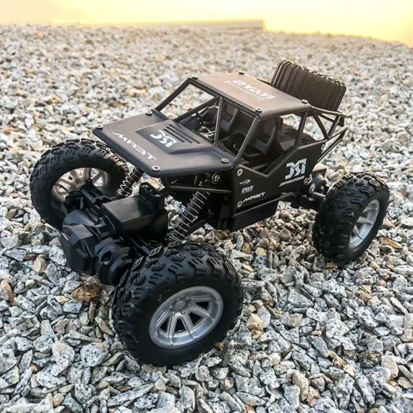 Carro de controle remoto, carrinho elétrico de corrida rápida caminhões de rock 1:18 RC Crawler - Imagem 4
