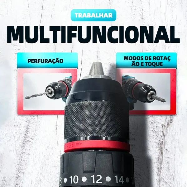 mão broca elétrica velocidade variável - Imagem 5