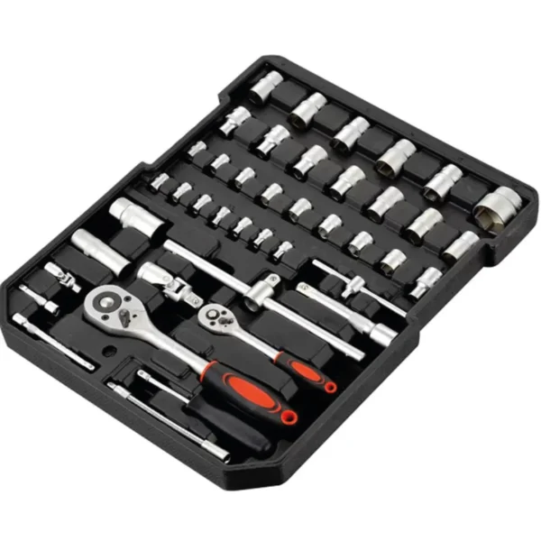 Kit Jogo de Ferramentas Manuais Completo Profissional 186 Peças - Imagem 2