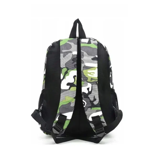 Mochila Camuflagem Para Menino e Menina, Mochila Escolar Para Viagem - Imagem 2