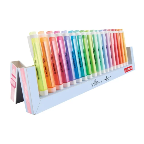 Marca Texto Stabilo Swing Cool 18 Cores Neon E Pastel - Imagem 4