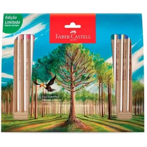 Lapis De Cor Supersoft Natural Edition 36 Cores Faber Castell