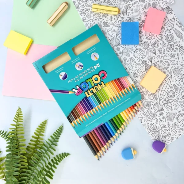 Lápis de Cor Multicolor 24 Cores EcoLápis - Imagem 5