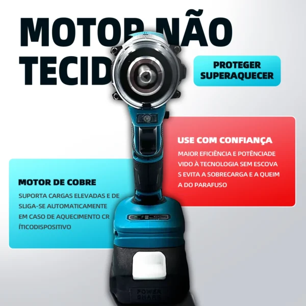 mão broca elétrica velocidade variável - Imagem 4