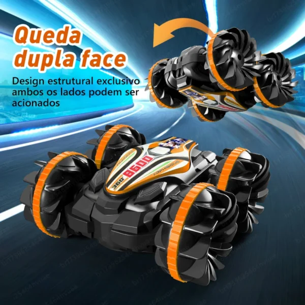 Amphibious Remote Control Stunt Car - Imagem 4