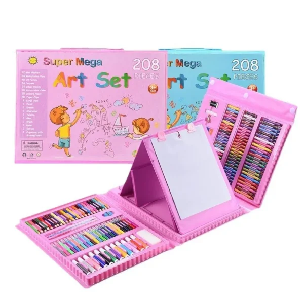 lápis com prancha de desenho papelaria art art set - Imagem 2