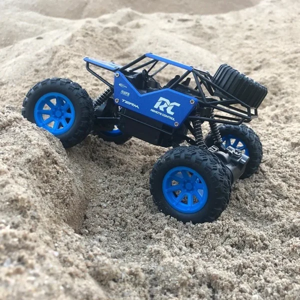 Carro de controle remoto, carrinho elétrico de corrida rápida caminhões de rock 1:18 RC Crawler - Imagem 2