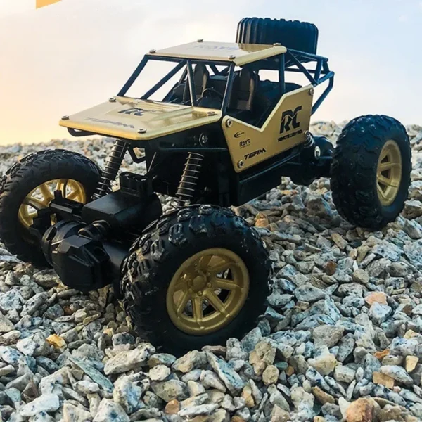 Carro de controle remoto, carrinho elétrico de corrida rápida caminhões de rock 1:18 RC Crawler - Imagem 5