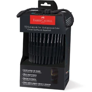 Lapis De Cor Supersoft 72 Cores Estojo De Tecido Faber Castell