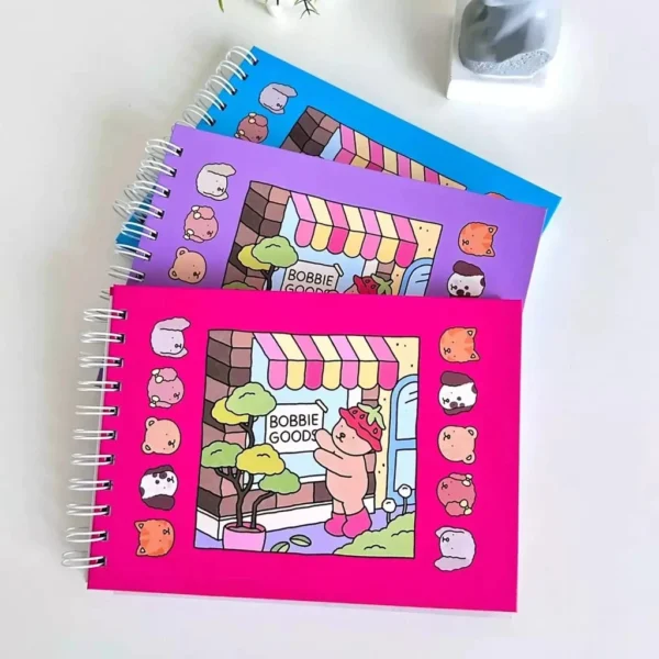 Livro de Colorir Bobbie Goods 50 Folhas 180g Caderno de Desenho