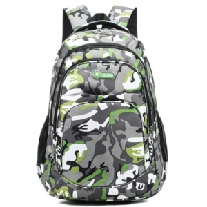 Mochila Camuflagem Para Menino e Menina, Mochila Escolar Para Viagem