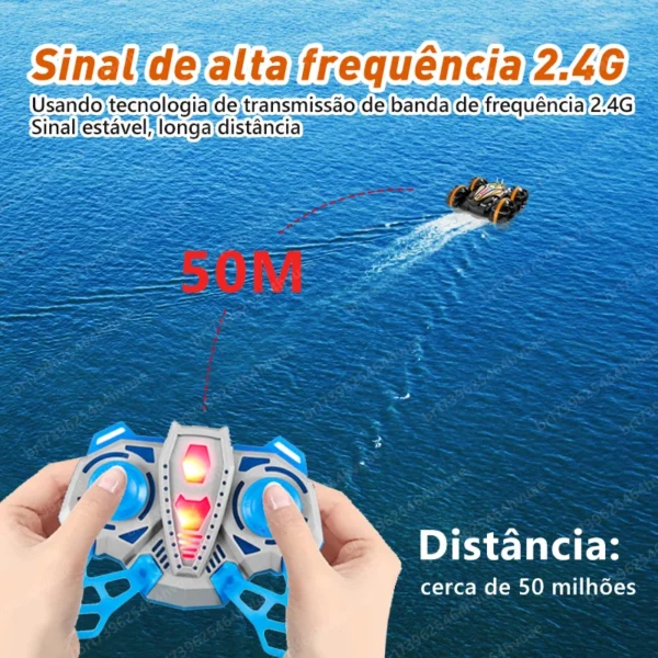 Amphibious Remote Control Stunt Car - Imagem 5