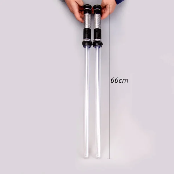 2 pçs star wars brinquedo laser sabre de luz cosplay - Imagem 10
