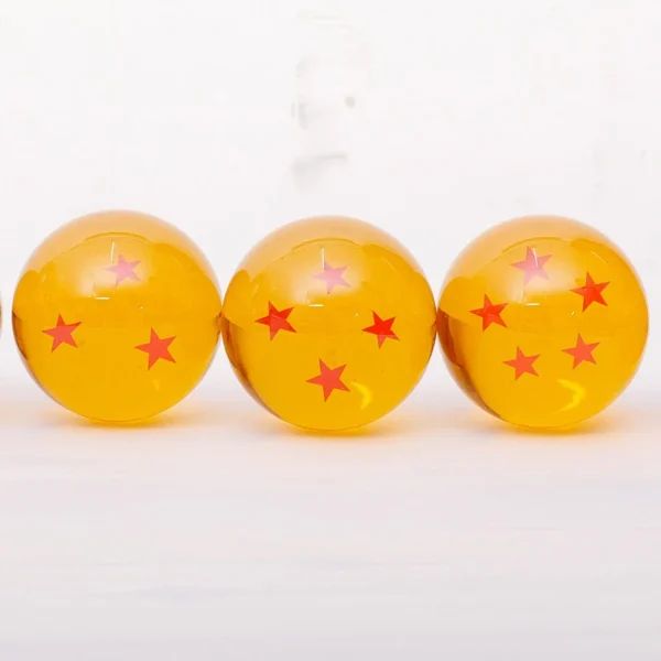 Dragon Ball 7 Pçs/set 1:1 Cristal 3.5cm Figura de Ação Brinquedos Invocar Shenron Desejando Coleção Anime Modelo Presente - Imagem 6