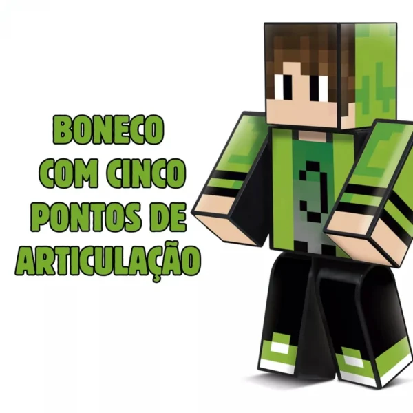 Boneco Cadres 35 cm Grande Youtuber Gamer Skin Streamer Algazarra 3.03.1325 - Imagem 4