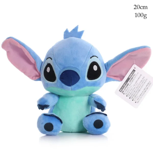 Disney dos desenhos animados azul rosa ponto bonecas de pelúcia anime brinquedos lilo e ponto 20cm stich brinquedos de pelúcia presentes de natal para crianças - Imagem 5