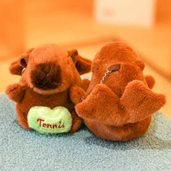Bonito capivara brinquedo de pelúcia com capuz - Imagem 5