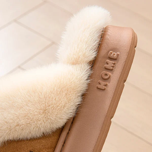 Casual chinelos macios casa feminina inverno de pelúcia - Imagem 26