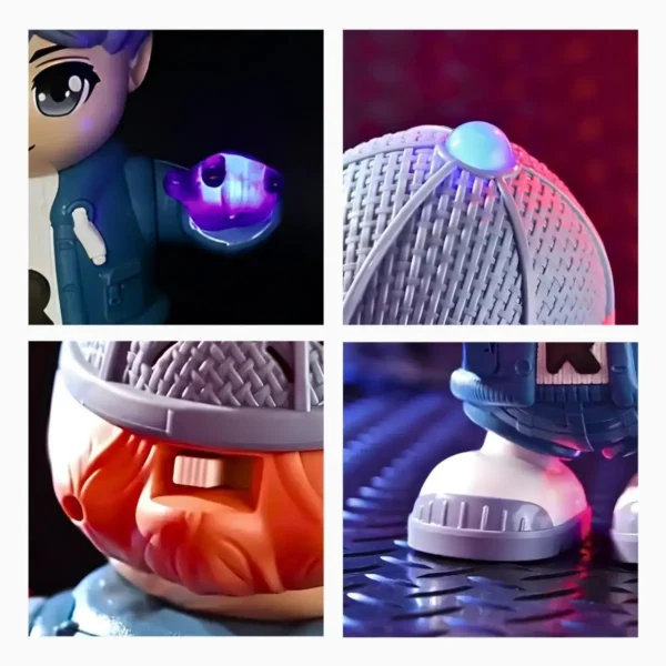 Brinquedo Dançante Infantil Balançando Com Luzes LED e Músic - Imagem 4