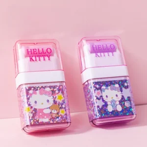 2 pçs/set de Olá Kitty Kulomi Rolo Borracha Anime