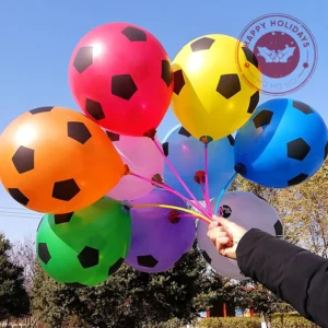 Balões de látex de futebol, 20 peças, 12 polegadas, 2.8g, tema personalizado