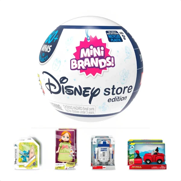 Brinquedo 5 Surprise Mini Brands Disney Store Bolinha Surpresa Unidade Miniaturas Colecionáveis Xalingo 54187 - Imagem 3