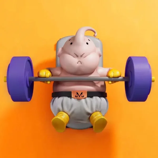 Dragon Ball Fitness Body Building Modelo, Majin Buu Figura fofa - Imagem 3