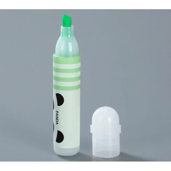 Kawaii, Mini Marca Texto neon, Bichinhos, Pack com 6 cores - Imagem 4