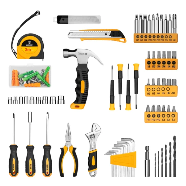 Kits combinados de ferramentas elétricas DEKO DKMT126 com furadeira sem fio de 8V, kits de ferramentas manuais DIY domésticas, mandril sem chave de 10MM 3/8 '' - Imagem 3