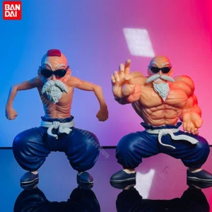 Novo anime dragon ball figura mestre roshi figura de ação forma de fortalecimento muscular brinquedos presentes pvc modelo ornamento colecionável