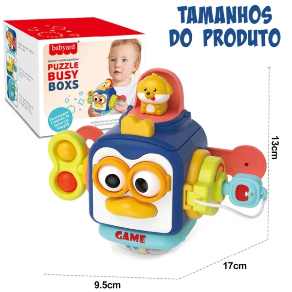 Brinquedos Montessori Activities Busy Cube,Brinquedos Sensoriais para Crianças,Brinquedos Educativos para Aprendizagem - Imagem 6