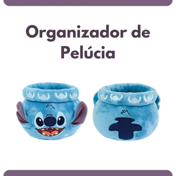 Kit Pelúcia Stitch DAC Disney Estojo e Organizador de Mesa - Imagem 4