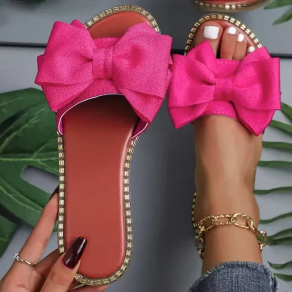 Sandálias femininas arco doce sapatos de verão - Imagem 4