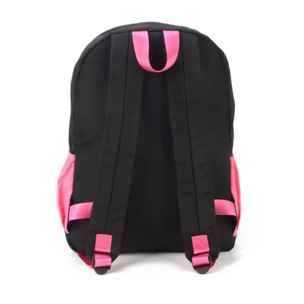 Mochila de Costas Escolar Nylon Preto Oficial BARBIE Luxcel - Imagem 4