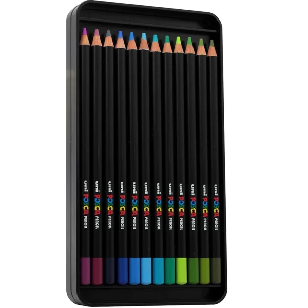 Lapis de Cor 24 Cores Posca Uniball - Imagem 2