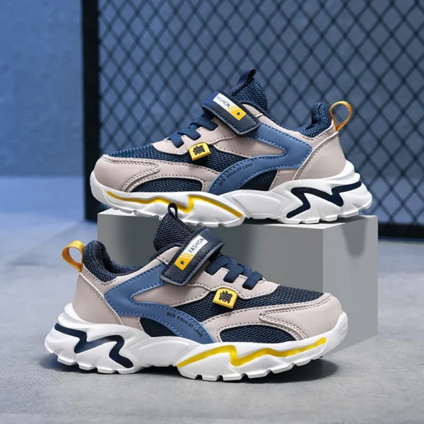 Calçado Infantil de Malha Respirável, KidSneakers - Imagem 5