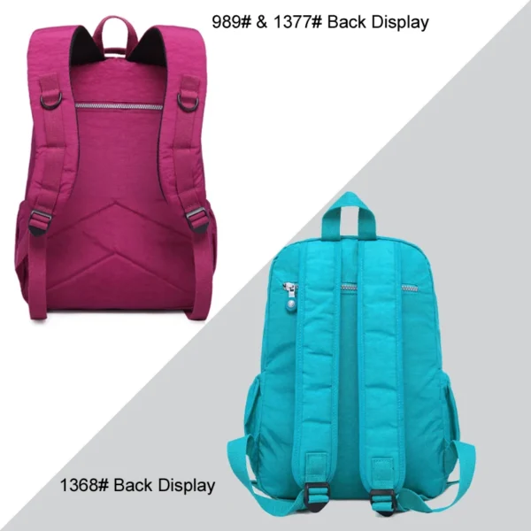 TEGAOTE Mochila Feminina Nylon Casual - Imagem 3
