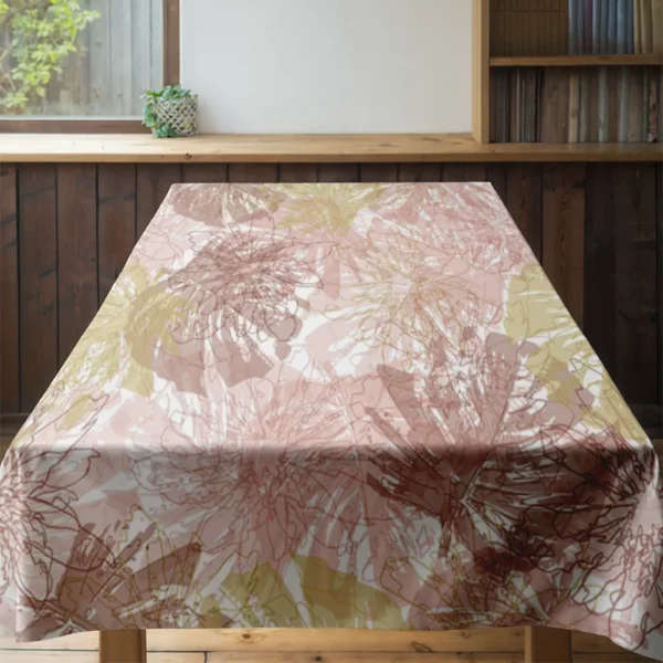 Toalha de mesa impressa abstrata moderna, decoração de sala de jantar - Imagem 4