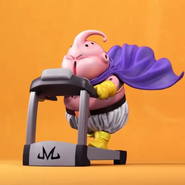 Dragon Ball Fitness Body Building Modelo, Majin Buu Figura fofa - Imagem 5