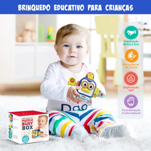 Brinquedos Montessori Activities Busy Cube,Brinquedos Sensoriais para Crianças,Brinquedos Educativos para Aprendizagem - Imagem 5