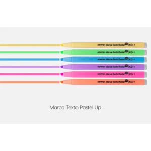Caneta Marca Texto Pastel ou Neon 6 unidades Newpen