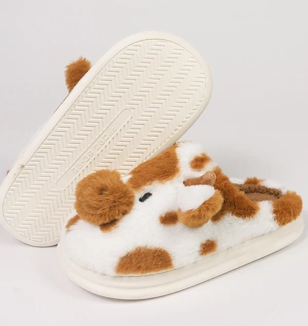 chinelos macios, desenhos animados vaca designer - Imagem 17
