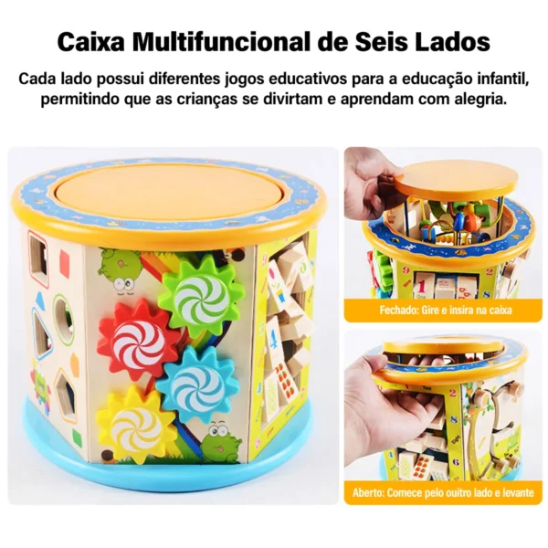 Brinquedos STEM Montessori para aprendizado no início do desenvolvimento para crianças de 1 a 2 anos - Imagem 5