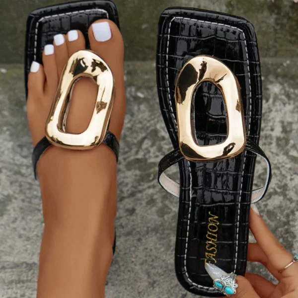 chinelos antiderrapante flip flops verão - Imagem 5
