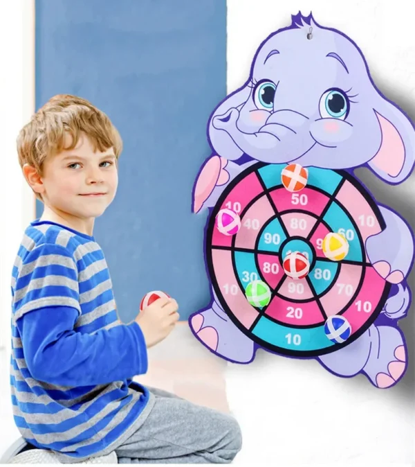 Jogos Educativos Dart Board Para Crianças, Brinquedo Do Bebê, Stickey Ball, Esportes Indoor, Jogos Montessori Infantis, 3 a 7 Anos - Imagem 8