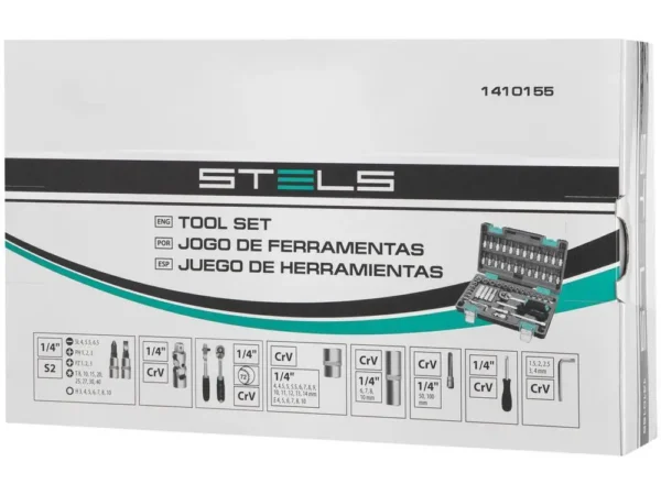 Kit Ferramentas Stels 57 Peças 14101 com Catraca - Imagem 5