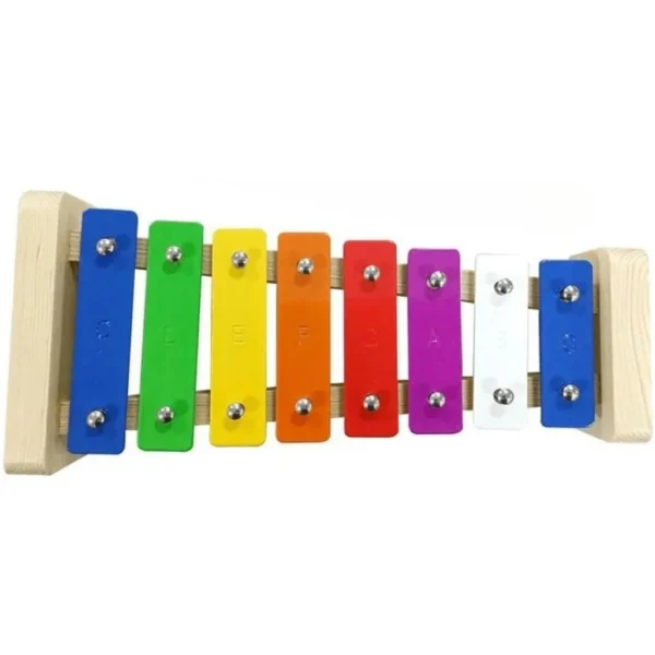 Xilofone Infantil Shiny Toys 8 Tons Colorido - Imagem 4
